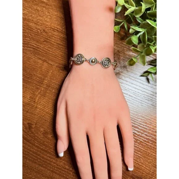 Brighton Two-Tone Circle Bracelet - Picture 6 of 6